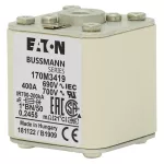170M3419 Wkładka szybka, 400 A, AC 690 V, compact size 1, 45 x 59 x 51 mm, aR, IEC, UL, wskaźnik, flush end, M8