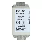 170M2717 Wkładka szybka, 200 A, AC 690 V, rozmiar 00, 30 x 48 x 64 mm, aR, IEC, wskaźnik optyczny