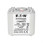 170M4411 Wkładka szybka, 350 A, AC 690 V, size 1, 53 x 69 x 51 mm, aR, IEC, UL, wskaźnik, flush end, M8