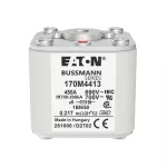 170M4413 Wkładka szybka, 450 A, AC 690 V, size 1, 53 x 69 x 51 mm, aR, IEC, UL, wskaźnik, flush end, M8
