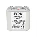 170M4413 Wkładka szybka, 450 A, AC 690 V, size 1, 53 x 69 x 51 mm, aR, IEC, UL, wskaźnik, flush end, M8