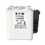 170M5960 Wkładka szybka, 700 A, AC 1000 V, size 2, 59 x 77 x 75 mm, aR, IEC, UL, wskaźnik K, flush end, M10