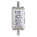 170M2677 Wkładka szybka, 40 A, AC 1000 V, DIN 00, aR, DIN, IEC, nieizolowane uchwyty