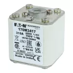 170M3417 Wkładka szybka, 315 A, AC 690 V, compact size 1, 45 x 59 x 51 mm, aR, IEC, UL, wskaźnik, flush end, M8