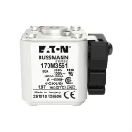 170M3561 Wkładka szybka, 80 A, AC 690 V, compact size 1, 45 x 59 x 51 mm, aR, IEC, UL, wskaźnik K, 18 UNC