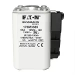170M3389 Wkładka szybka, 63 A, AC 1250 V, compact size 1, 45 x 59 x 75 mm, aR, IEC, UL