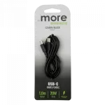 Kabel USB-C czarny 1m