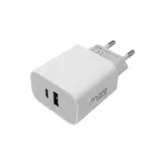 Ładowarka sieciowa 20W USB-C + USB-A biała