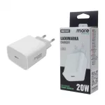 Ładowarka sieciowa 20W USB-C biała