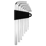 Klucze sześciokątne 1.5-10 mm (długie), zestaw 9 szt.