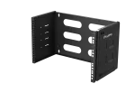 UCHWYT ŚCIENNY RACK 19" 6U 497X400/240 CZARNY LANBERG