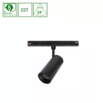 SYSTEM SHIFT CCT - SPOT S/M OPRAWA NA SZYNOPRZEWÓD 45x100x143mm 7W 24ST CZARNY5 LAT GW