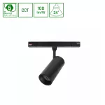 SYSTEM SHIFT CCT - SPOT M/L OPRAWA NA SZYNOPRZEWÓD 55x120x163mm 12W 24ST CZARNY 5 LAT GW