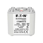 170M4418 Wkładka szybka, 800 A, AC 690 V, size 1, 53 x 69 x 51 mm, aR, IEC, UL, wskaźnik, flush end, M8
