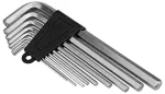 Klucze sześciokątne 1.5-10 mm (długie), zestaw 9 szt.