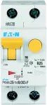 PKNM-25/1N/B/003-F-MW Wyłącznik kombinowany 10kA, In=25A, IΔN=0,03A, char. B, Typ F, 1+N bieg. Seria PKNM