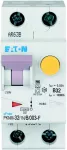 PKNM-32/1N/B/003-F-MW Wyłącznik kombinowany 10kA, In=32A, IΔN=0,03A, char. B, Typ F, 1+N bieg. Seria PKNM