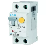 PKNM-16/1N/B/01-F-MW Wyłącznik kombinowany 10kA, In=16A, IΔN=0,1A, char. B, Typ F, 1+N bieg. Seria PKNM
