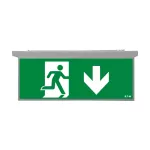 NEXI-PLEX-20-DD NexiTech LED szyba strzałka w dół / strzałka w dół, 20m, ISO7010