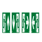 SL24A SafeLite, Komplet piktogramów 4szt.