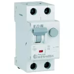 HNB-B16/1N/003-A Wyłącznik kombinowany 6kA, In=16A, IΔN=0,03A, char. B, typ A, 1+N bieg. Seria HNB