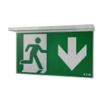 NEXI-PLEXO-DB NexiTech LED opal, szyba strzałka w dół / zaślepka, 30m, ISO7010