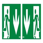 SL2PPDD SafeLite, Klosz z plexi, strzałka na wprost / strzałka na wprost