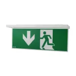 NEXI-PLEXO-20-DB NexiTech LED opal, szyba strzałka w dół / zaślepka, 20m, ISO7010