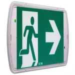 SL2MNM42D3C3A Oprawa awaryjna SafeLite,MNM,IP42,100lm,3H +zestaw 3 piktogramów, CNBOP