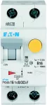 PKNM-16/1N/B/003-F-MW Wyłącznik kombinowany 10kA, In=16A, IΔN=0,03A, char. B, Typ F, 1+N bieg. Seria PKNM