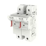 CH222DIU Podstawa bezpiecznikowa, 125 A, AC 690 V, 22 x 58 mm, 2P, IEC, neonowy wskaźnik