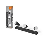 Oprawa LED SPOT PEAR BLACK 3 x 4.3W 2700K GU10