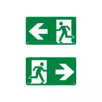 Oprawa EM EXIT PICTO LEFT RIGHT LEDV