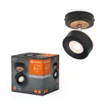 Oprawa DECOR SPOT PLUTO BLACK 1 Spot