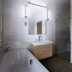 Oprawa Orbis Tube Bubble Glass 40CM Click CCT DIM IP44 Chrome