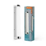 Oprawa Obris Tube Frost Glass 40CM Click CCT DIM IP44 Chrome