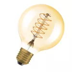 Lampa VINTAGE 1906 LED dim Classic Globe80 Filament szkło przezroczyste GOLD 48 DIM 7W/822 E27 LEDVANCE