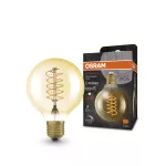 Lampa VINTAGE 1906 LED dim Classic Globe80 Filament szkło przezroczyste GOLD 48 DIM 7W/822 E27 LEDVANCE