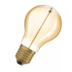 Lampa VINTAGE 1906® LED Classic A, Globe and EDISON WITH FILAMENT-MAGNETIC STYLE 1.8W 827 Gold E27