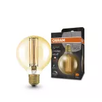 Lampa VINTAGE 1906 LED dim Classic Globe80 Filament szkło przezroczyste GOLD 40 DIM 5.8W/822 E27 LEDVANCE
