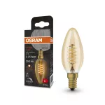 Lampa VINTAGE 1906 LED dim Classic B Filament szkło przezroczyste GOLD 25 DIM 3.4W/822 E14 LEDVANCE