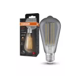Lampa VINTAGE 1906 dim Classic Edison Filament szkło przezroczyste SMOKE 42 DIM 11W/818 E27 LEDVANCE
