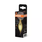 Lampa VINTAGE 1906 LED Classic BA Filament szkło przezroczyste GOLD 22 non-dim 2.5W/824 E14 LEDVANCE