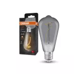 Lampa VINTAGE 1906 LED Classic Edison Filament szkło przezroczyste SMOKE 10 non-dim 3.4W/818 E27 LEDVANCE