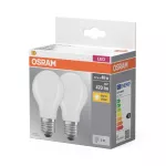Lampa LED BASE Classic A40 4W/827 230VGLFR E27 10X2 OSRAM