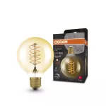 Lampa VINTAGE 1906 LED dim Classic Globe80 Filament szkło przezroczyste GOLD 37 DIM 4.8W/822 E27 LEDVANCE