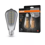 Lampa VINTAGE 1906 Classic SLIM FILAMENT EDISON DIMMABLE 7.8W 818 Smoke E27