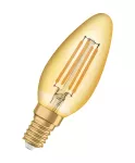 Lampa VINTAGE 1906 Classic B Filament szkło przezroczyste GOLD 35 non-dim 4W/824 E14 LEDVANCE
