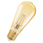 Lampa VINTAGE 1906 Classic Edison Filament szkło przezroczyste GOLD 22 non-dim 2.5W/824 E27 LEDVANCE