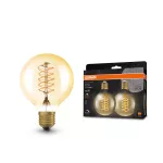 Lampa VINTAGE 1906 LED Classic SLIM FILAMENT Globe DIMMABLE 4.8W 822 Gold E27